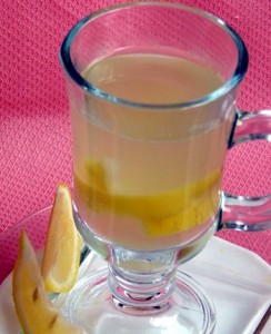 напиток из ревеня с лимоном