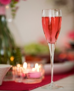 розовое шампанское