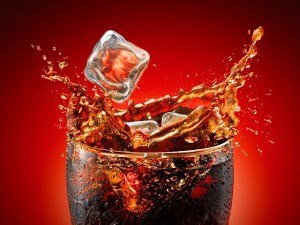 кока-кола со льдом