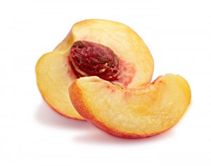 разрезанный персик